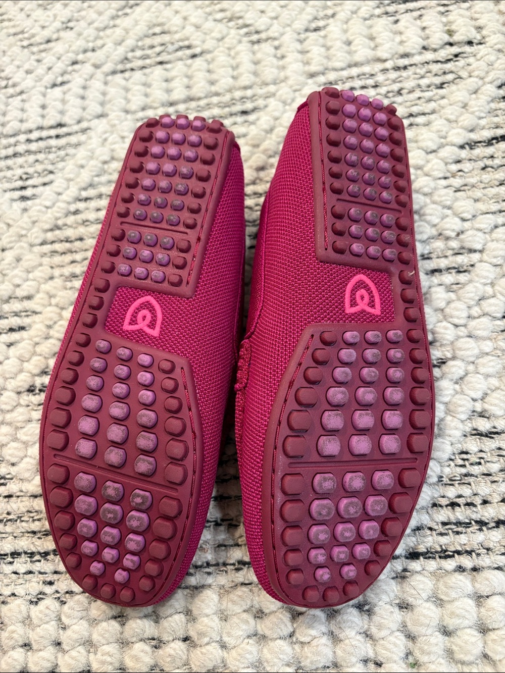 Rothy's Driver Magenta Slip-On Moccasins Magenta 6.5 - Picture 2 of 3